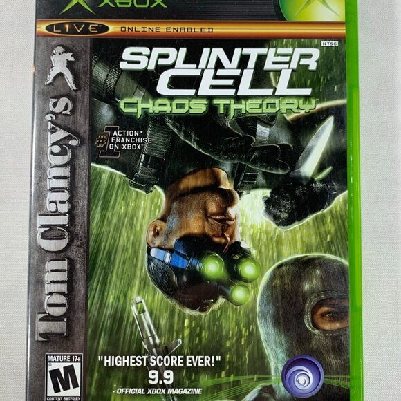 Tom Clancy's Splinter Cell Chaos Theory Xbox 2005 Video Game with Manual Tested - Picture 6 of 6